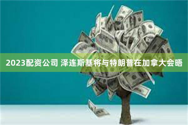 2023配资公司 泽连斯基将与特朗普在加拿大会晤