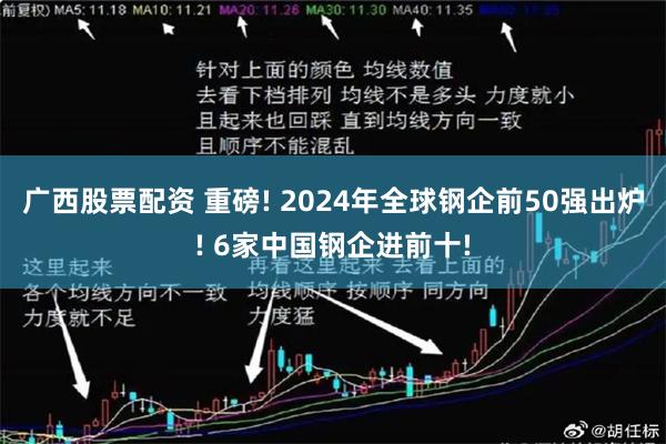 广西股票配资 重磅! 2024年全球钢企前50强出炉! 6家中国钢企进前十!